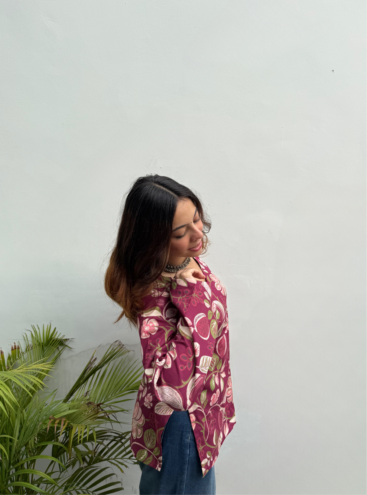 Rudrani Bell Sleeves Kurti by Evara