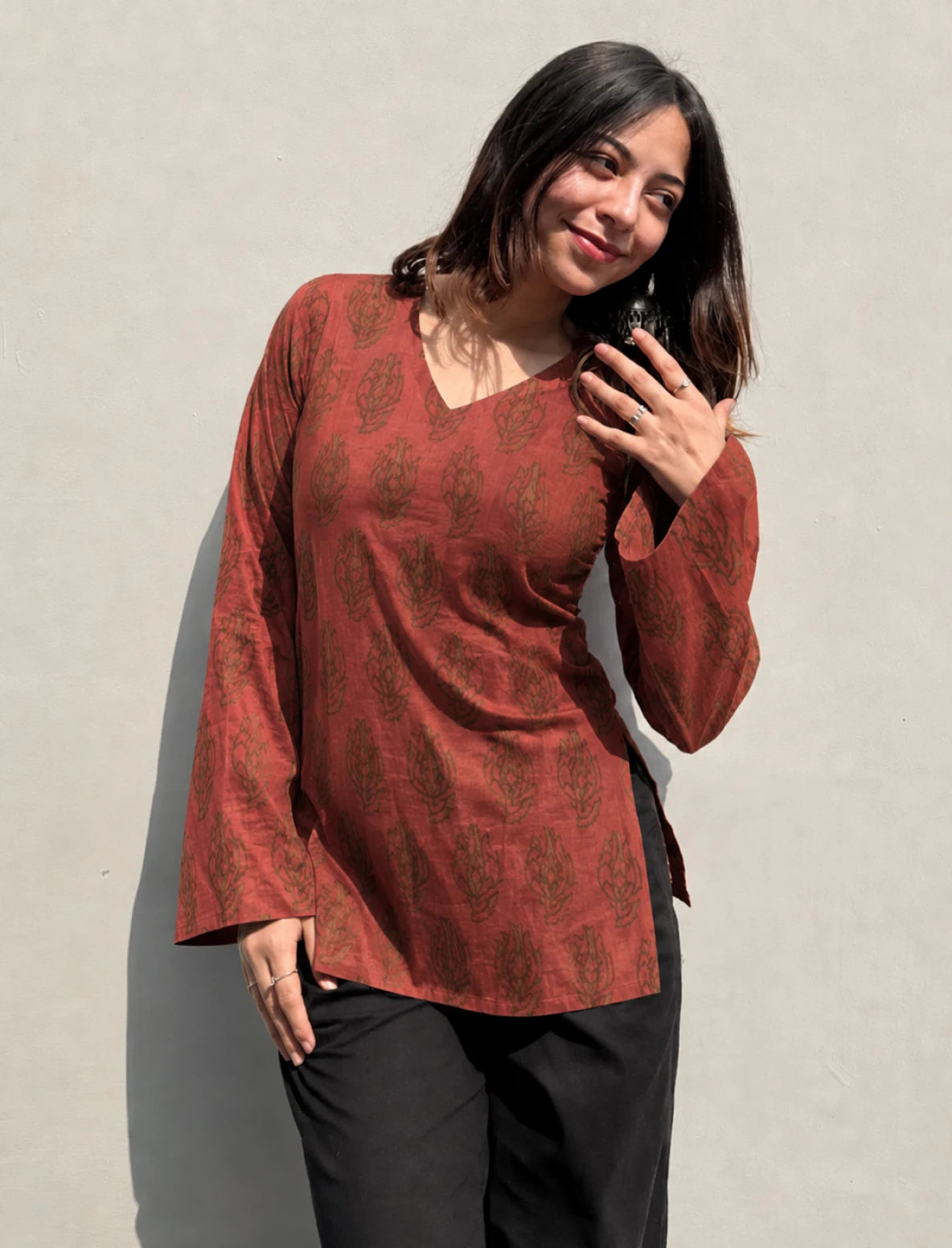 Riddhi Bell Sleeves Kurti