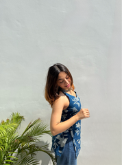 Alana Halter Neck Kurti by Evara