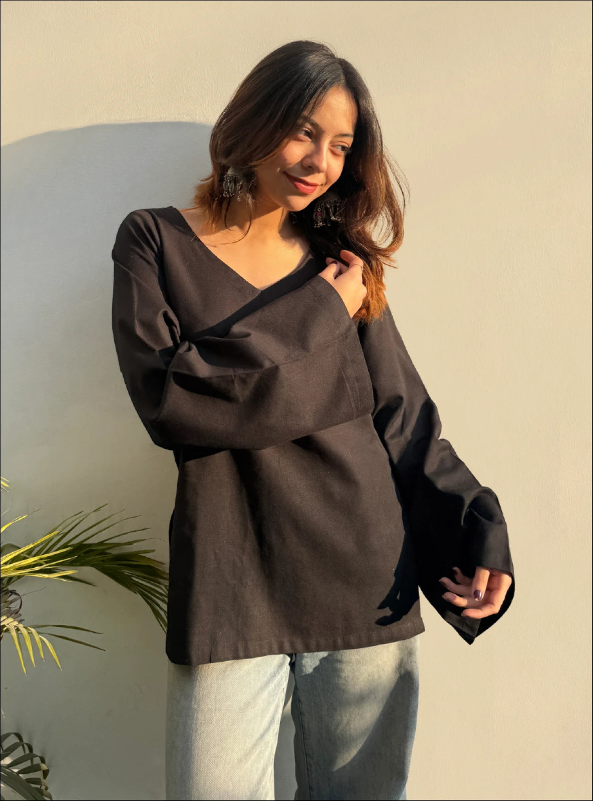 Koyal Bell Sleeves Kurti