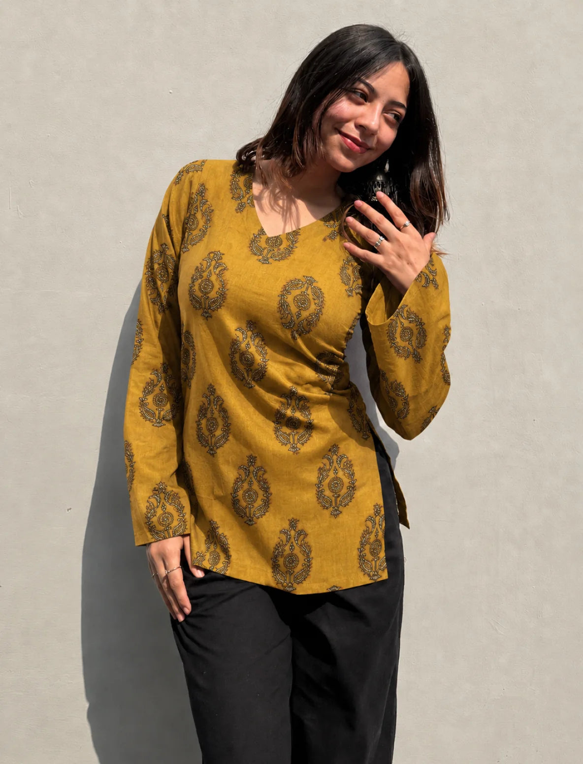Anahita Bell Sleeves Kurti