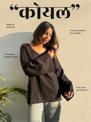 Koyal Bell Sleeves Kurti by Evara