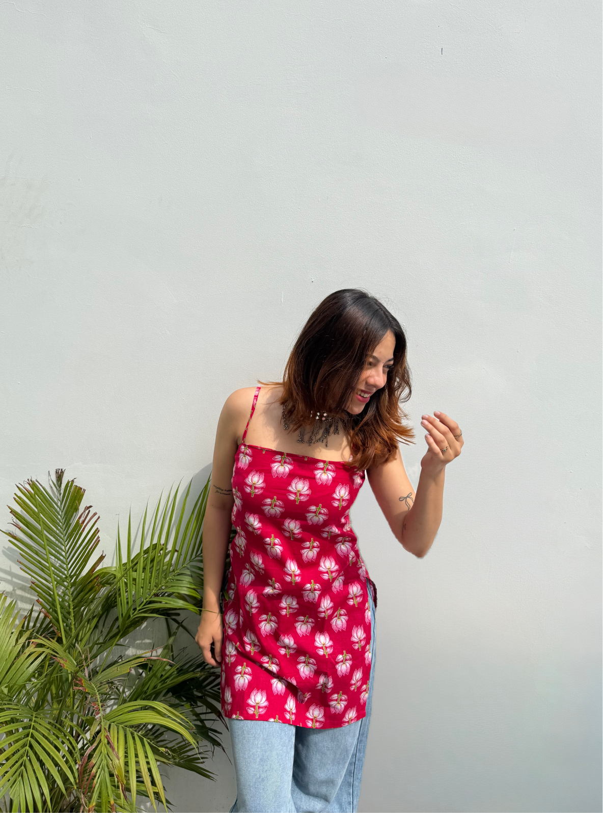 Bambai Begum Mid Kurti Kurti by Evara