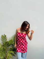 Bambai Begum Mid Kurti Kurti by Evara