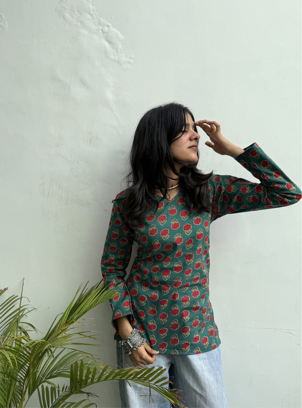 Jhilmil Short Kurti by Evara