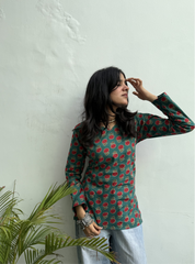 Jhilmil Short Kurti by Evara