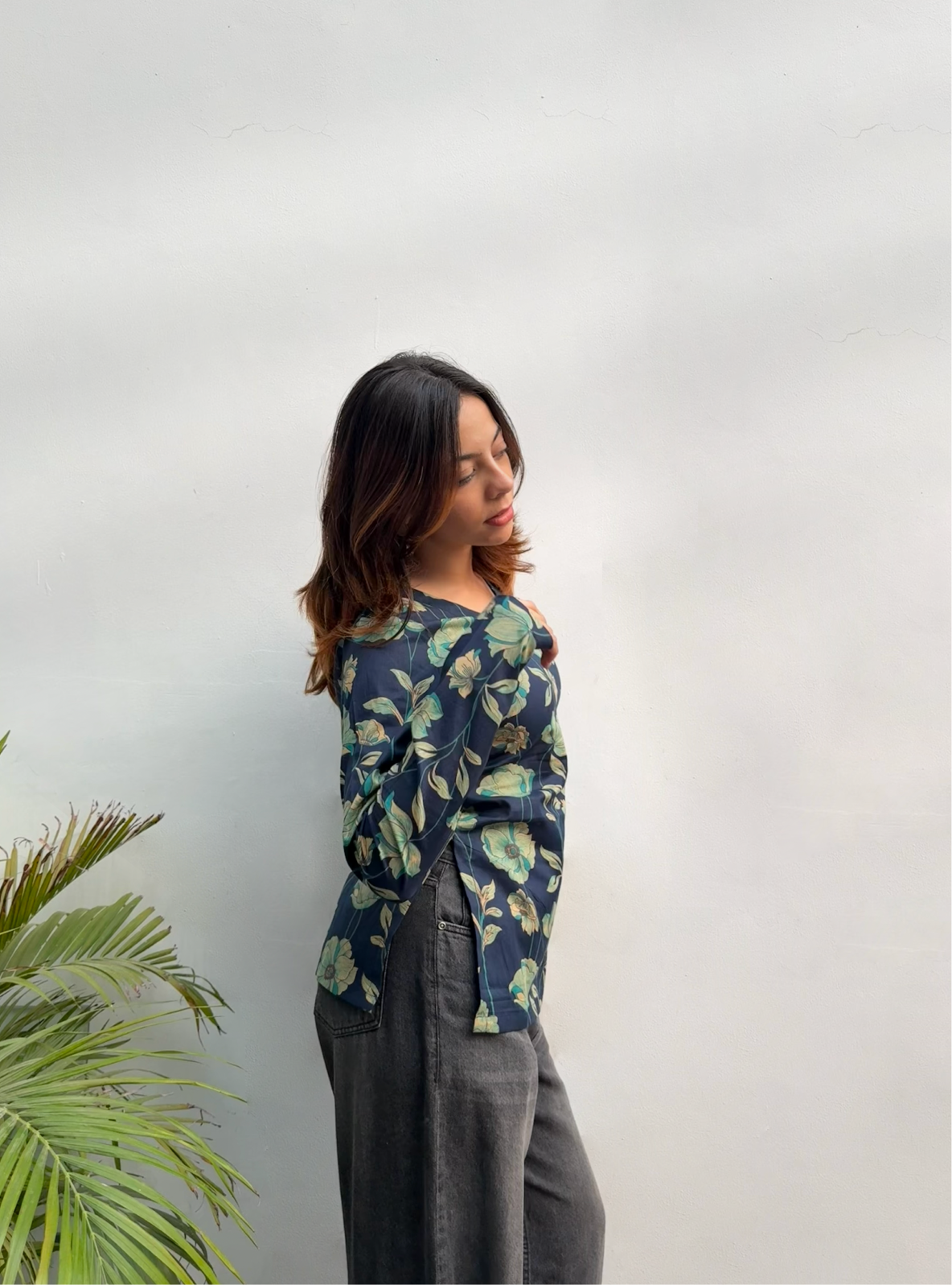 Zeenat Straight Sleeves Kurti by Evara