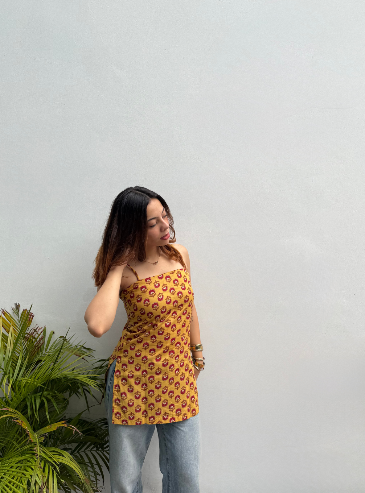 Kanak Katha Short Kurti by Evara