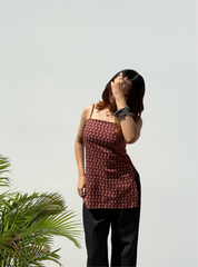 Surkhmahal Short Kurti by Evara