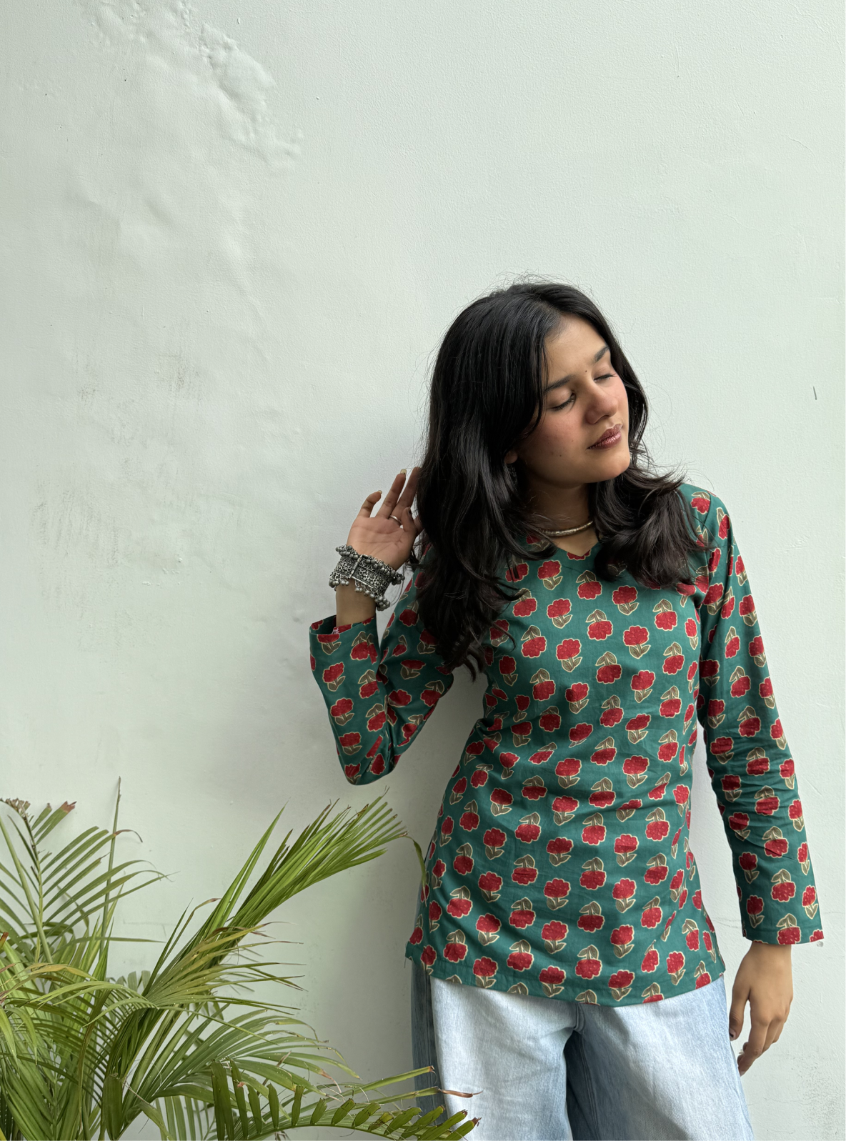 Jhilmil Short Kurti by Evara