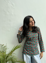Jhilmil Short Kurti by Evara