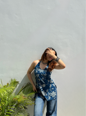 Alana Halter Neck Kurti by Evara