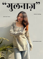 Gulnaaz Boat Neck Kurti by Evara