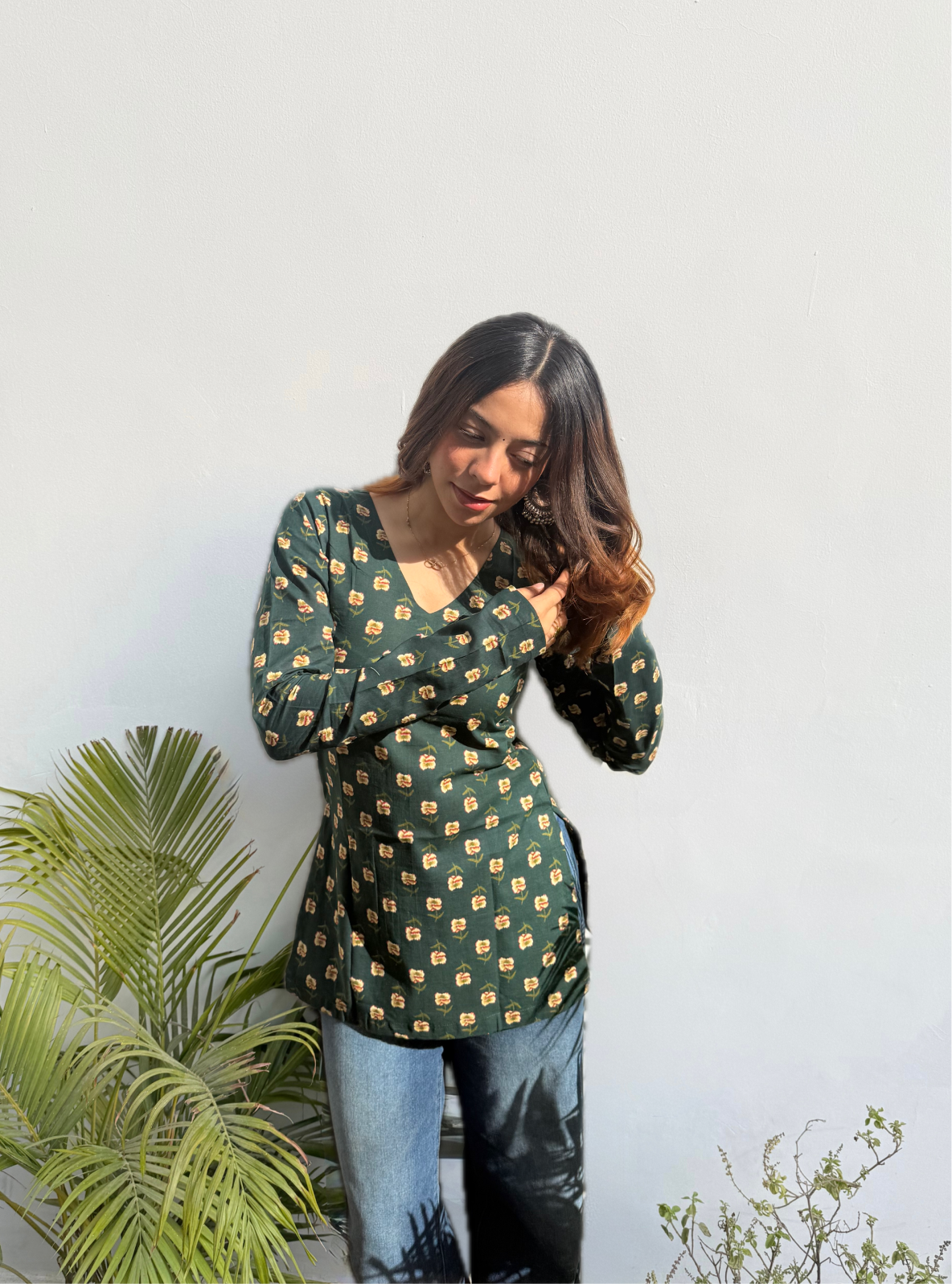 Pari Haseena Straight Sleeves Kurti by Evara