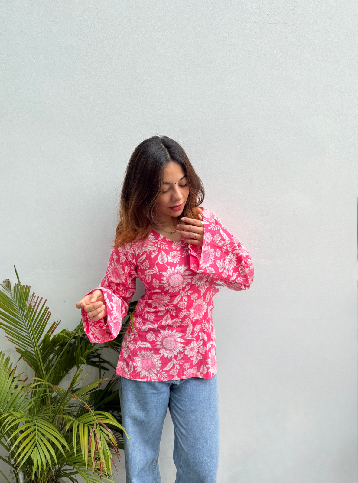 Boravelli Babe Bell Sleeves Kurti by Evara