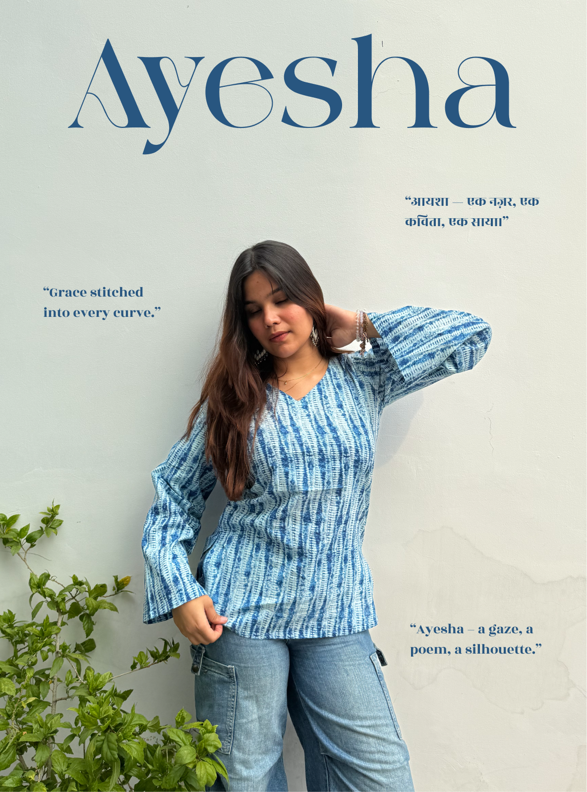 Ayesha Bell Sleeves Kurti by Evara