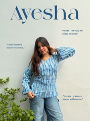 Ayesha Bell Sleeves Kurti by Evara