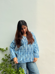 Ayesha Bell Sleeves Kurti by Evara