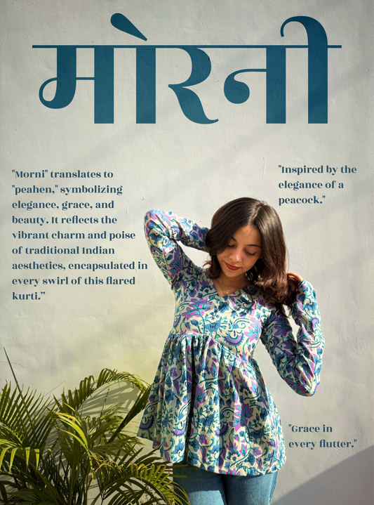 Morni Flared Kurti - Evara