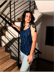 Varsha Short Kurti with Tie-up By Evara