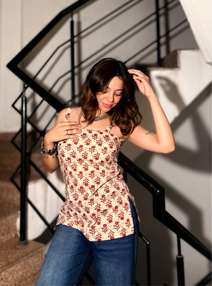Inaya & Resham Short Kurti Combo by Evara