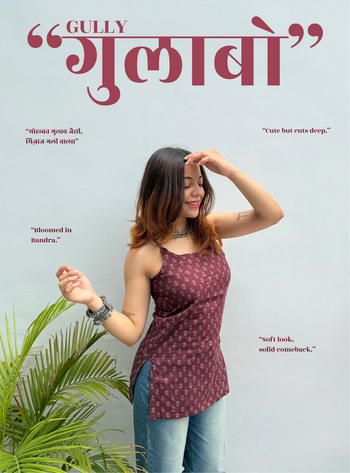 Gully Gulabo Short Kurti by Evara