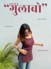 Gully Gulabo Short Kurti by Evara