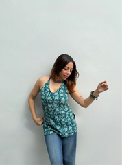 Masakali Halter Neck Kurti by Evara