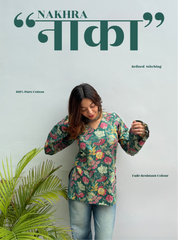 Nakhra Naka Bell Sleeves Kurti by Evara