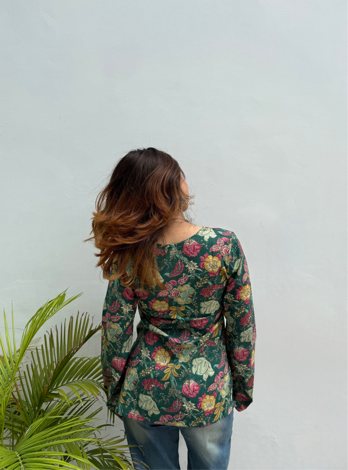 Nakhra Naka Bell Sleeves Kurti by Evara