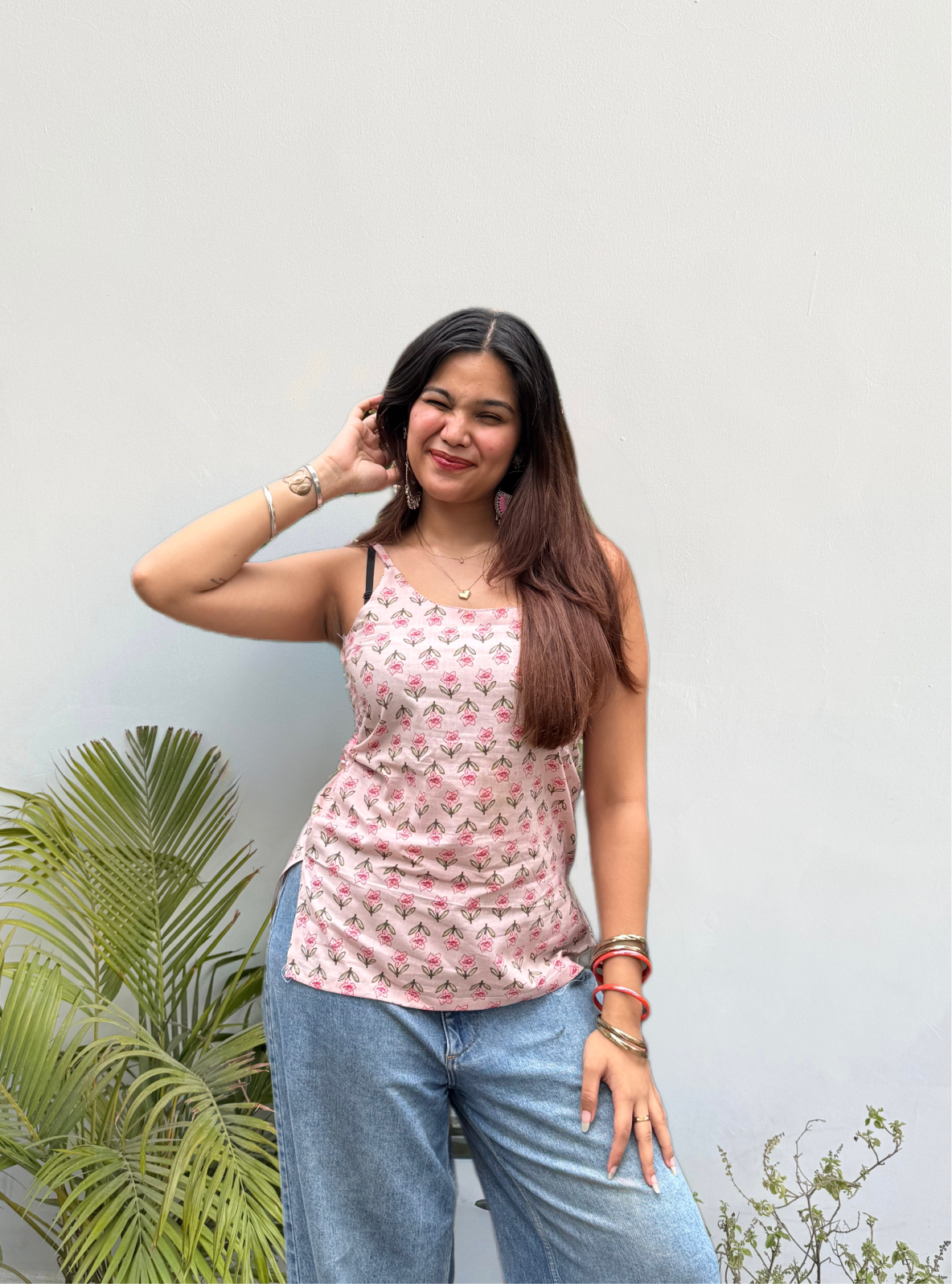 Pink Patakha Short Kurti by Evara