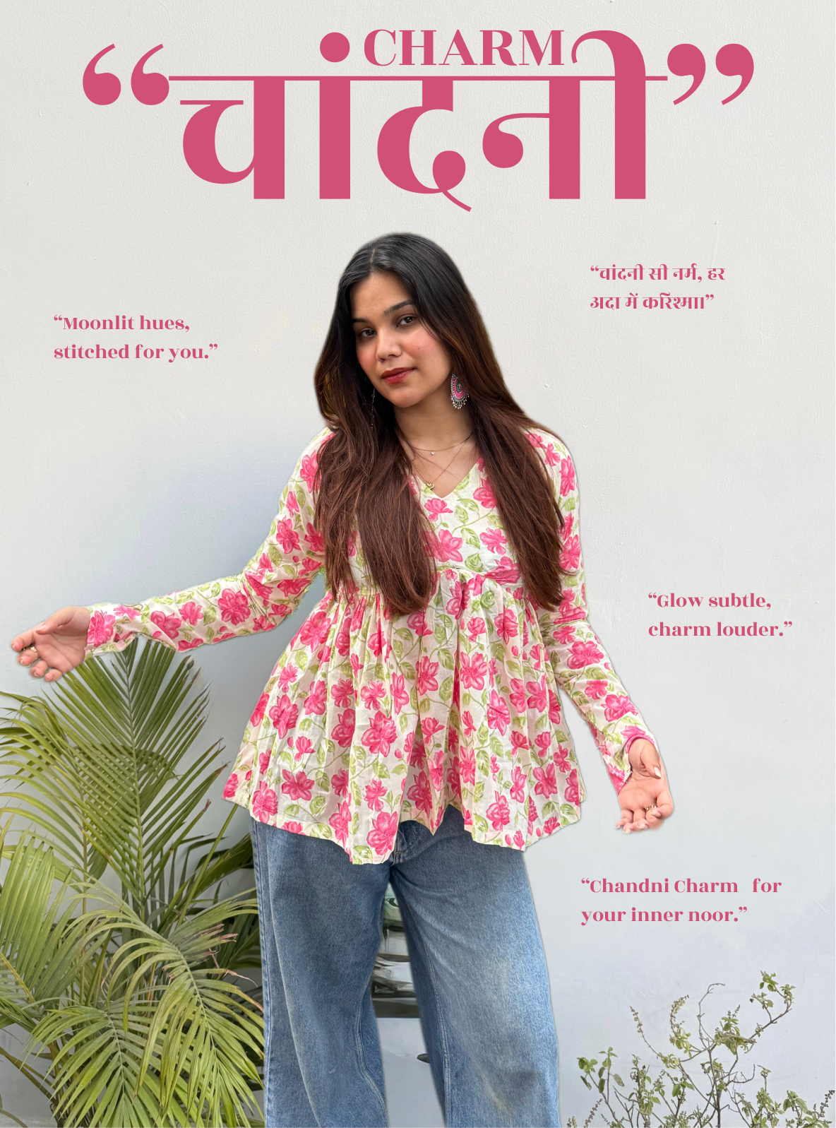 Chandni Charm Flared Kurti by Evara