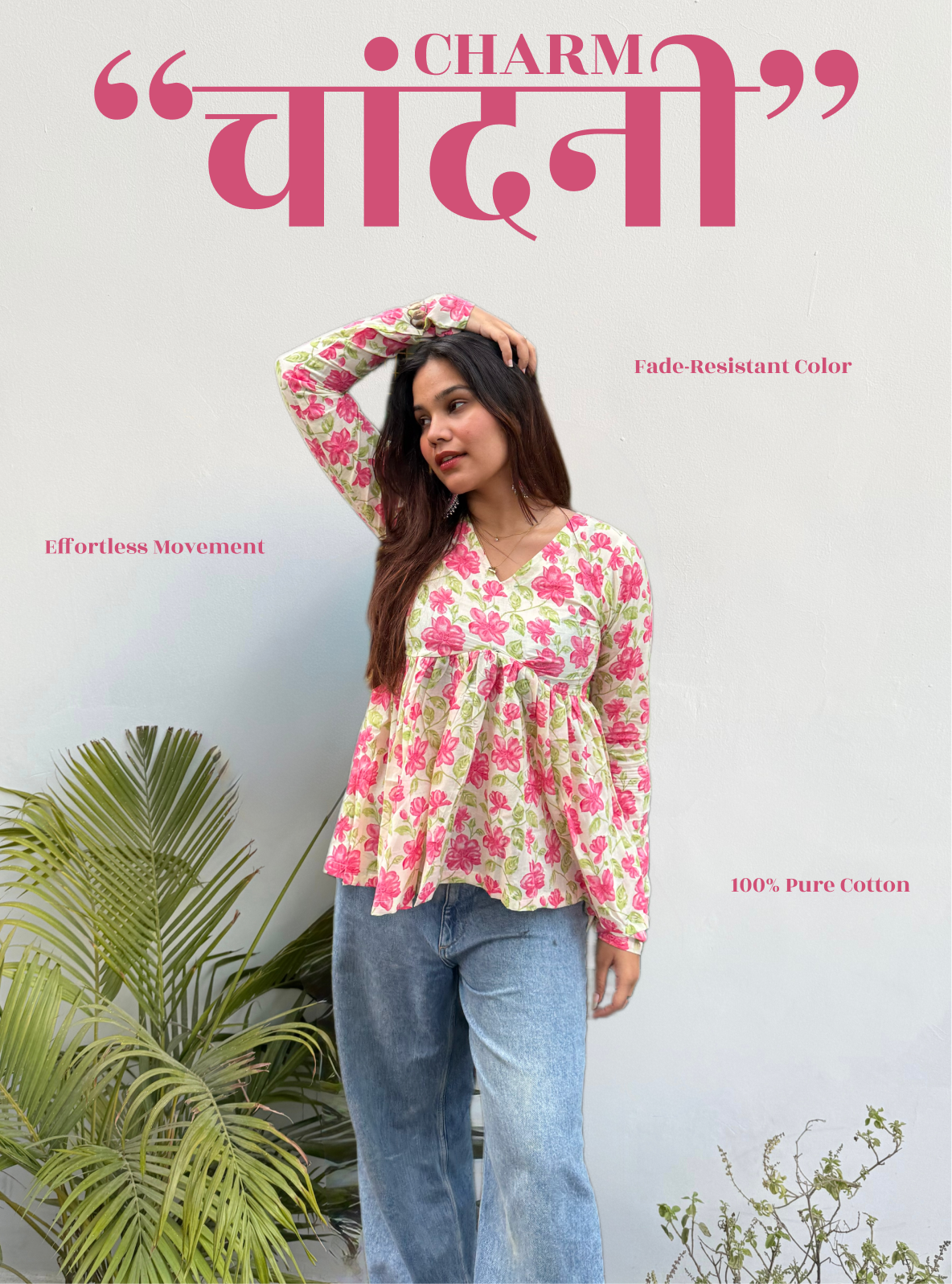 Chandni Charm Flared Kurti by Evara