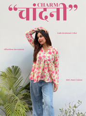 Chandni Charm Flared Kurti by Evara